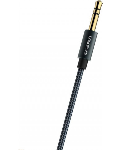 Borofone Cable 3.5mm male - 3.5mm male 1m  Black Borofone Cable 3.5mm male - 3.5mm male 1m  Black