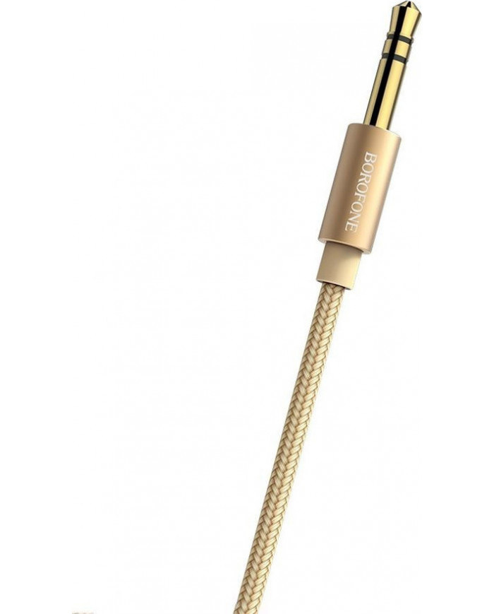Borofone Cable 3.5mm male - 3.5mm male 1m Gold