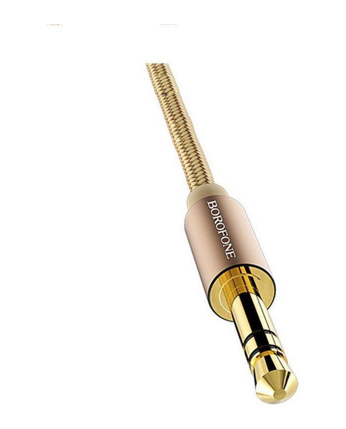 Borofone Cable 3.5mm male - 3.5mm male 1m Gold