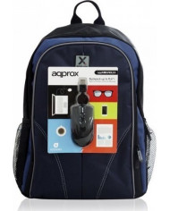 Approx NBBUNDLE4 Τσάντα Πλάτης για Laptop 15.6" σε Μαύρο χρώμα