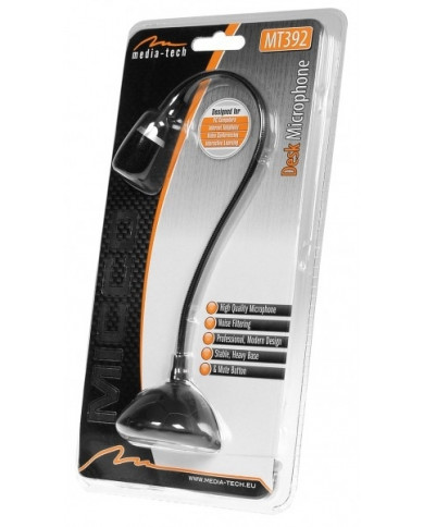 Media-Tech MT392 Μικρόφωνο Υπολογιστή με Καρφί 3.5mm