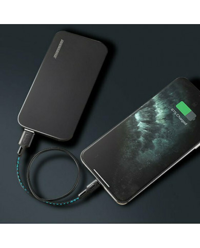 Rockrose Regular USB to Lightning Cable Μαύρο 0.3m Rockrose Regular USB to Lightning Cable Μαύρο 0.3m