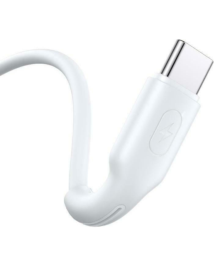 Usams U43 100W Regular USB 2.0 Cable USB-C male - USB-C male Λευκό 1.2m