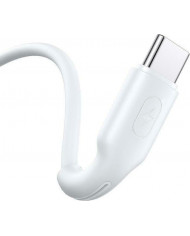 Usams U43 100W Regular USB 2.0 Cable USB-C male - USB-C male Λευκό 1.2m