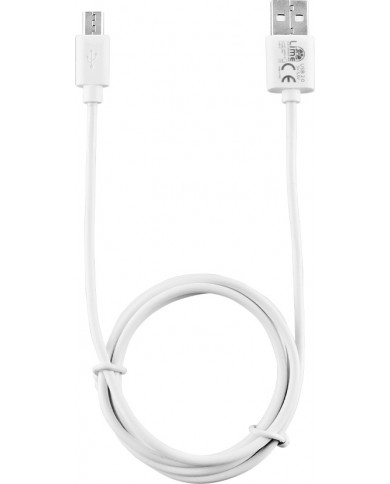 Lime  Regular USB 2.0 to micro USB Cable Λευκό 1m Lime  Regular USB 2.0 to micro USB Cable Λευκό 1m