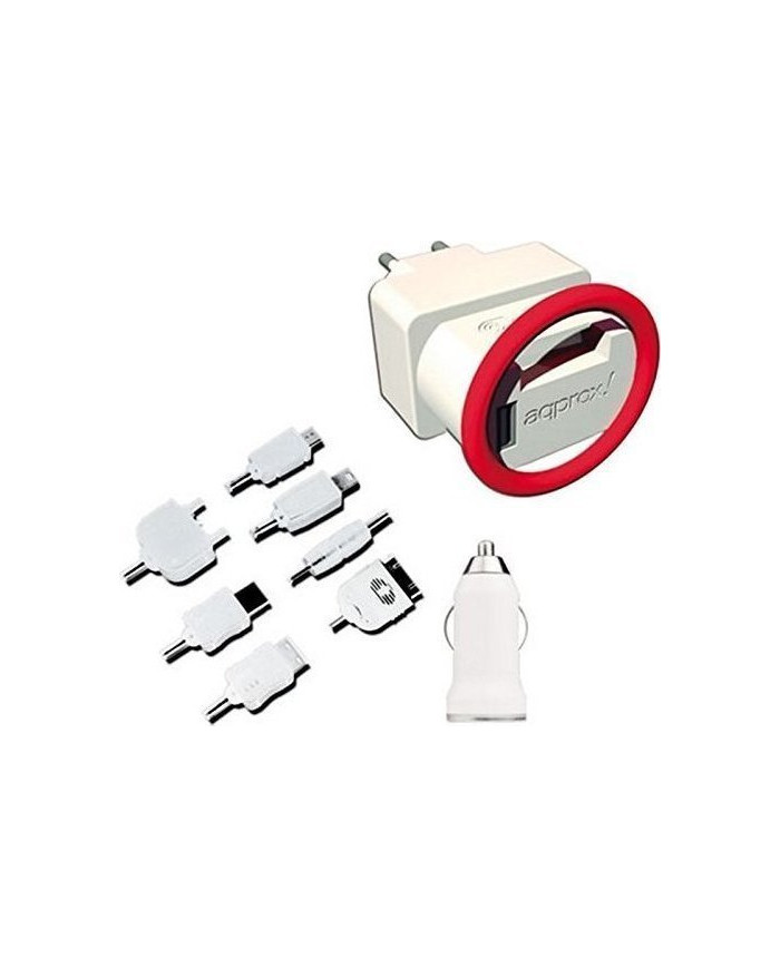 Approx Wall & Car Adapter Set Λευκό