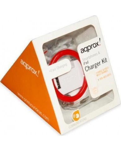 Approx Wall & Car Adapter Set Λευκό Approx Wall & Car Adapter Set Λευκό