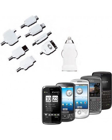 Approx Wall & Car Adapter Set Λευκό