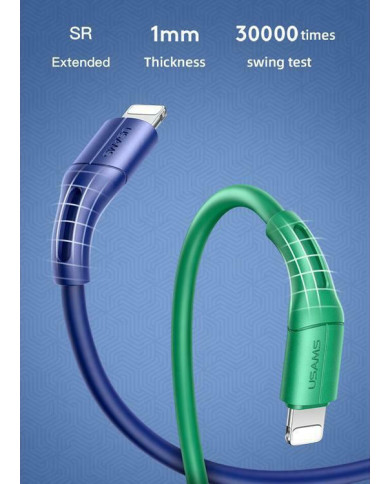 Usams U68 USB to Lightning Cable Μπλε 1m Usams U68 USB to Lightning Cable Μπλε 1m