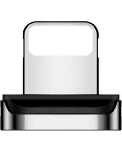 Powertech Magnetic USB to Lightning Cable Μαύρο 1m