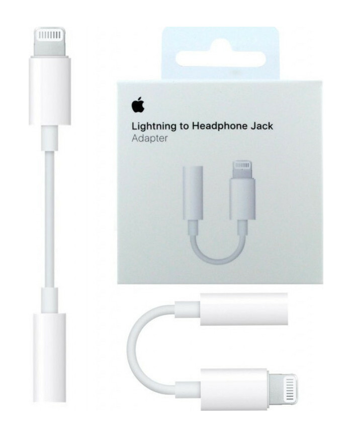 Apple Lightning male - 3.5mm female