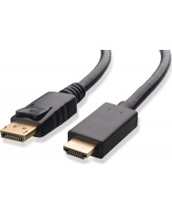 Powertech Cable DisplayPort male - HDMI male 3m