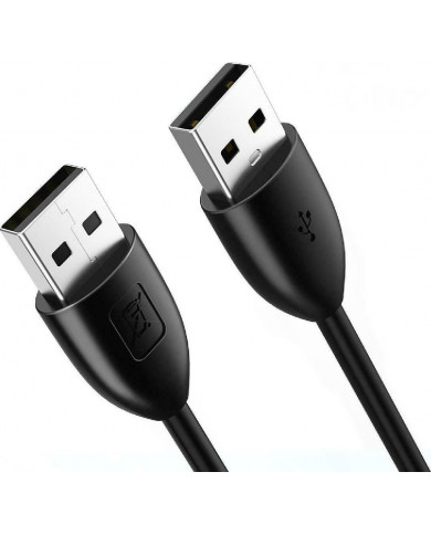 Cabletime USB 2.0 Cable USB-A male - USB-A male Μαύρο 1.5m Cabletime USB 2.0 Cable USB-A male - USB-A male Μαύρο 1.5m