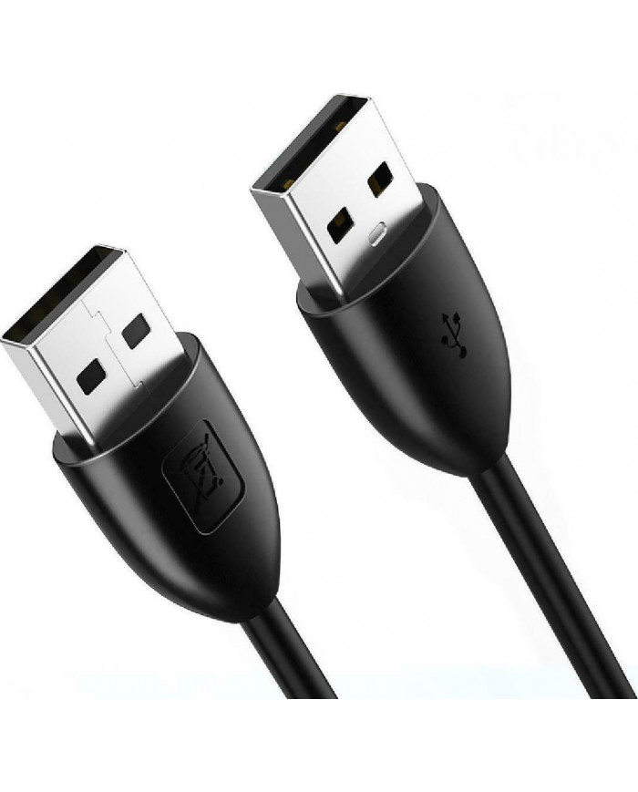 Cabletime USB 2.0 Cable USB-A male - USB-A male Μαύρο 1.5m