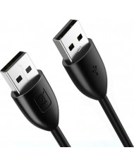 Cabletime USB 2.0 Cable USB-A male - USB-A male Μαύρο 1.5m