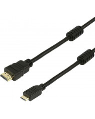 Powertech HDMI 1.4 Cable HDMI male - mini HDMI male 1.5m Μαύρο