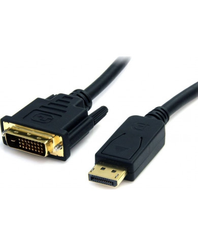 Powertech Cable DVI-D male - DisplayPort male 1m Powertech Cable DVI-D male - DisplayPort male 1m