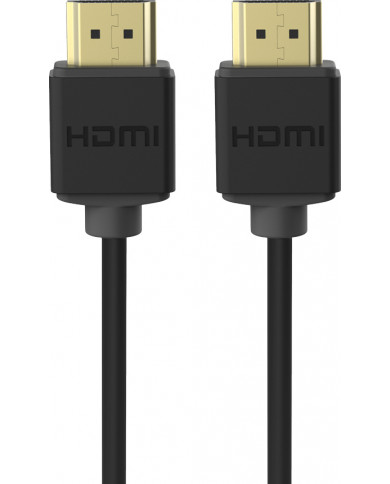 Powertech HDMI 1.4 Cable HDMI male - HDMI male 1m Μαύρο Powertech HDMI 1.4 Cable HDMI male - HDMI male 1m Μαύρο