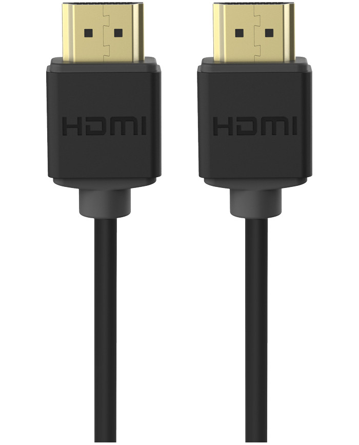 Powertech HDMI 1.4 Cable HDMI male - HDMI male 1m Μαύρο