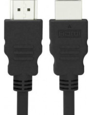 Powertech HDMI 1.4 Cable HDMI male - HDMI male 1.5m Μαύρο