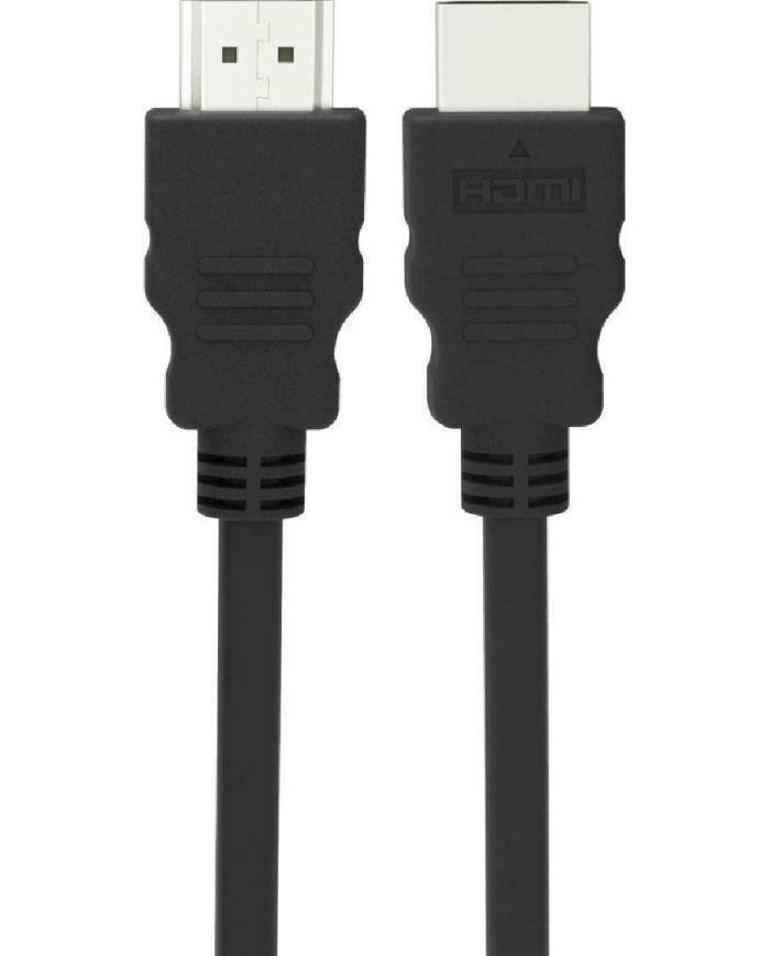 Powertech HDMI 1.4 Cable HDMI male - HDMI male 1.5m Μαύρο