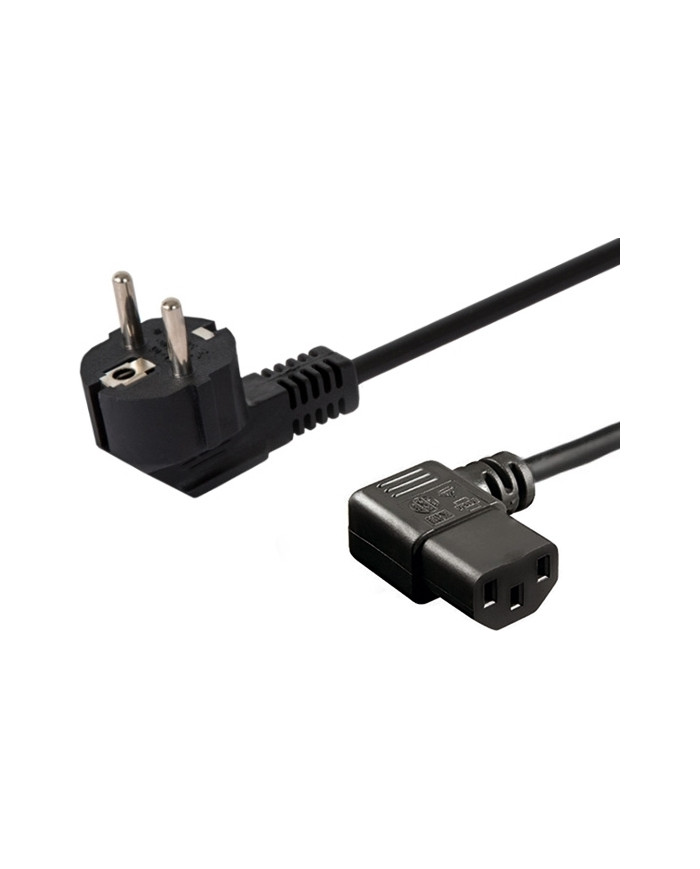 Powertech Schuko - IEC C13 Cable 1.5m Μαύρο