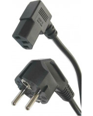 Powertech Schuko - IEC C13 Cable 1.5m Μαύρο