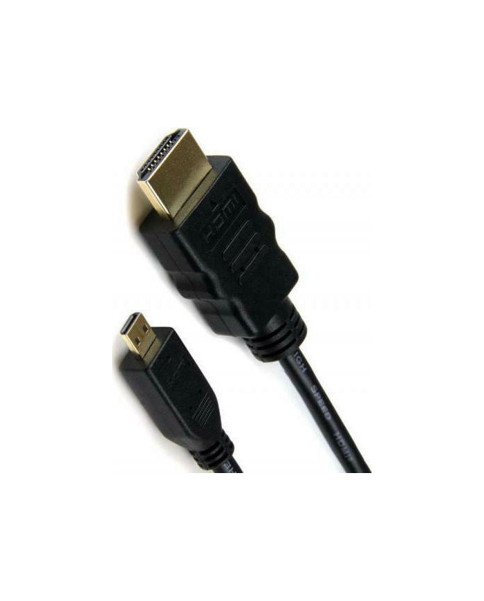 Powertech HDMI 1.4 Cable HDMI male - micro HDMI male 1.5m Μαύρο