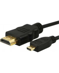 Powertech HDMI 1.4 Cable HDMI male - micro HDMI male 1.5m Μαύρο