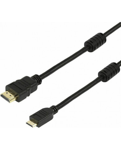 Powertech HDMI 1.4 Cable HDMI male - micro HDMI male 1.5m Μαύρο