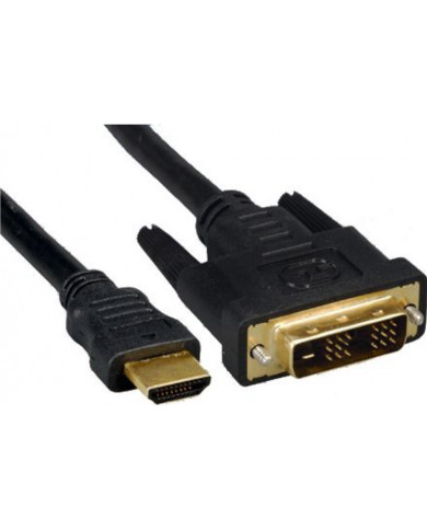 Powertech Cable DVI-D male - HDMI male 1.5m Powertech Cable DVI-D male - HDMI male 1.5m