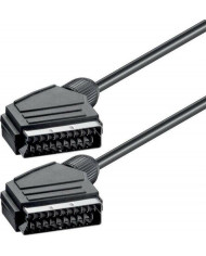Powertech Cable Scart male - Scart male 1.4m