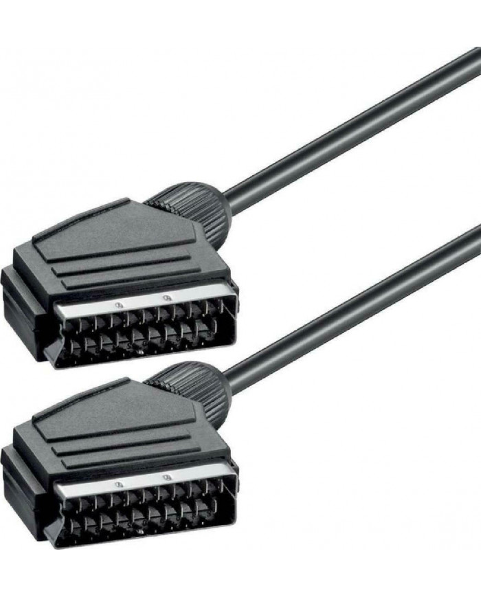 Powertech Cable Scart male - Scart male 1.4m