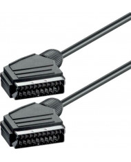 Powertech Cable Scart male - Scart male 1.4m