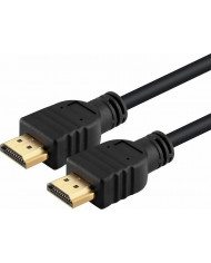 Powertech HDMI 1.4 Cable HDMI male - HDMI male 1.5m Μαύρο