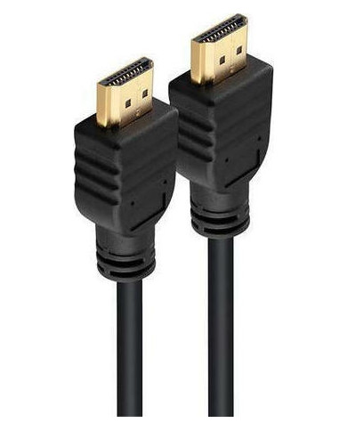 Powertech HDMI 1.4 Cable HDMI male - HDMI male 1.5m Μαύρο
