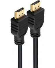 Powertech HDMI 1.4 Cable HDMI male - HDMI male 1.5m Μαύρο