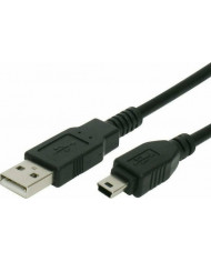 Powertech USB 2.0 Cable USB-A male - mini USB-B male 1.5m