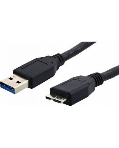 Powertech Regular USB 3.0 to micro USB-B Cable Μαύρο 0.5m Powertech Regular USB 3.0 to micro USB-B Cable Μαύρο 0.5m