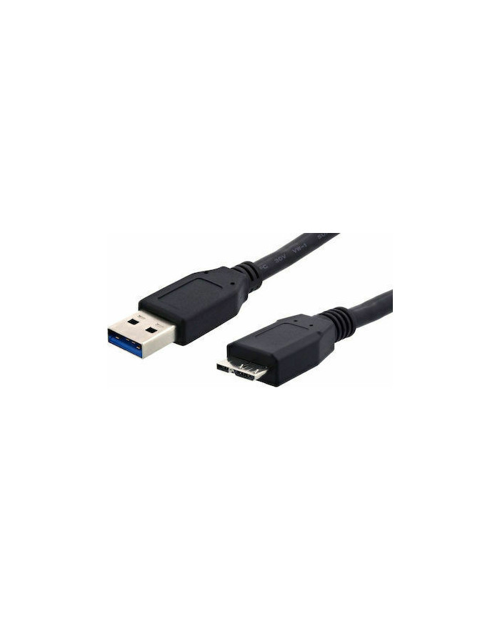 Powertech Regular USB 3.0 to micro USB-B Cable Μαύρο 0.5m
