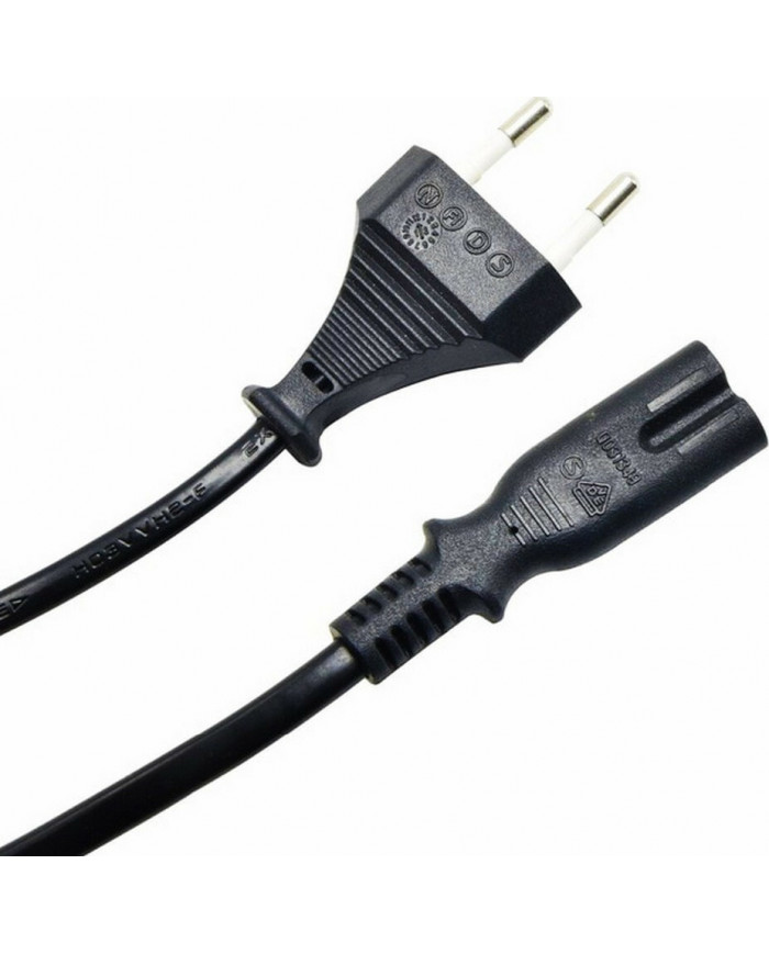 Powertech Euro - IEC C7 Cable 1.5m Μαύρο