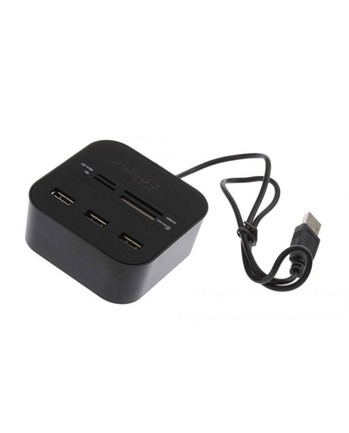 ναγνώστης Κάρτας Μνήμης USB 2.0 με USB HUB Combo