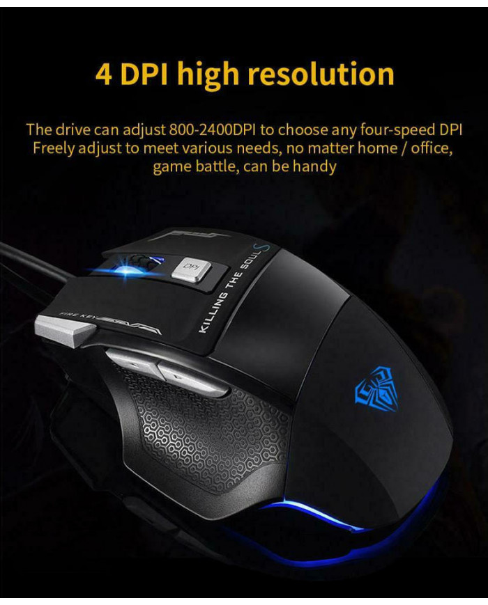 Aula Mountain S12 RGB Gaming Ποντίκι