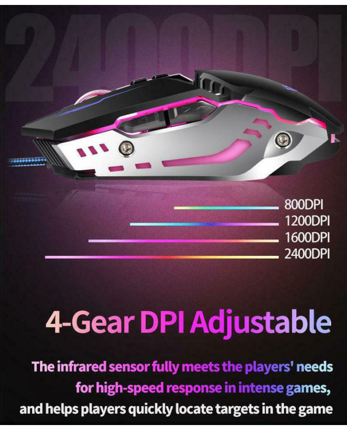 Aula Mountain S30 RGB Gaming Ποντίκι