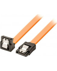 Powertech 15-Pin Sata male - 2x 15-Pin Sata female Cable Μαύρο