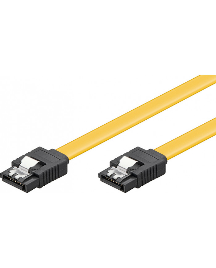 Powertech 7-Pin SATA III - 7-Pin SATA III Cable 0.2m Κίτρινο