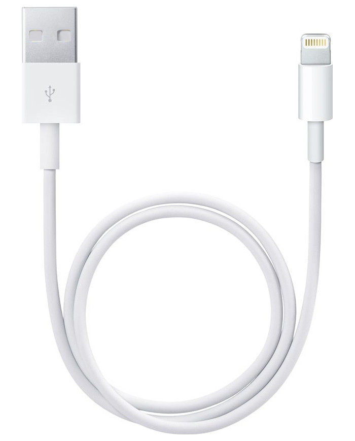 Powertech Regular USB to Lightning Cable Λευκό 1m