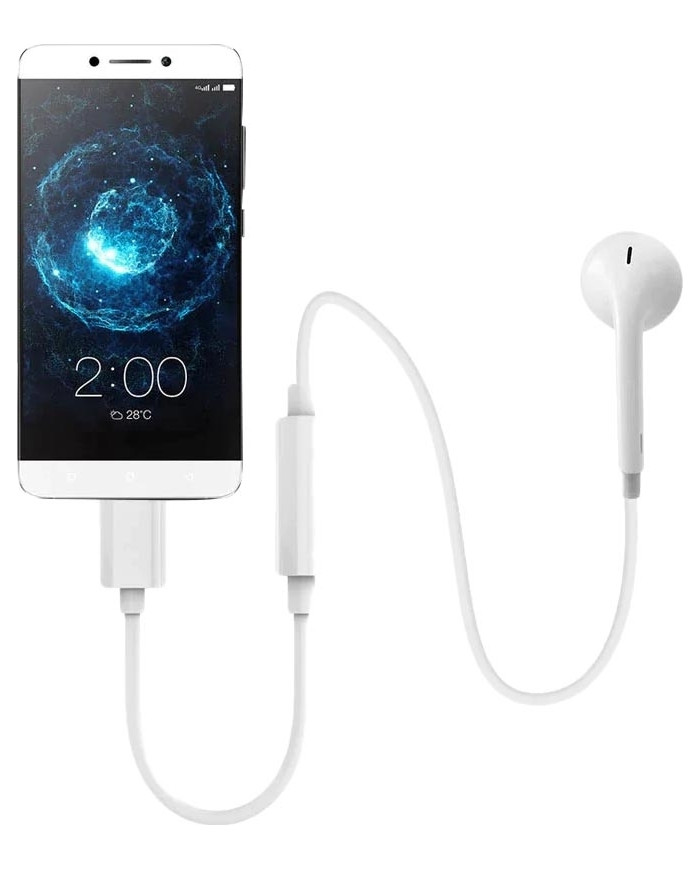 Powertech USB-C male - 3.5mm female