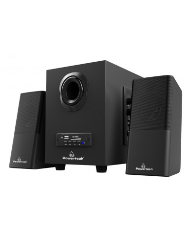 POWERTECH ηχεία Premium sound PT-846, 16W, USB/SD/FM/BT, remote, μαύρα POWERTECH ηχεία Premium sound PT-846, 16W, USB/SD/FM/BT, remote, μαύρα