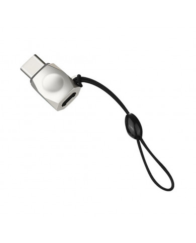 Αντάπτορας Hoco UA8 Micro Usb σε USB-C Ασημί
